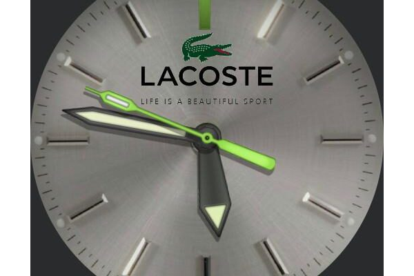 Lacoste silver shine