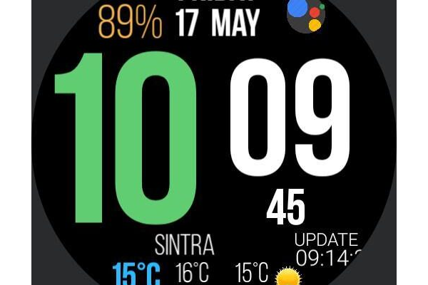 Simple Big Numbers & Weather forecast