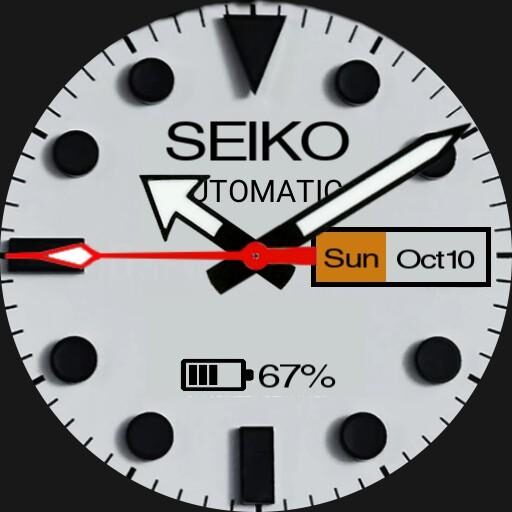 SEIKO WHITE BLACK SEIKO WHITE BLACK UPDATE