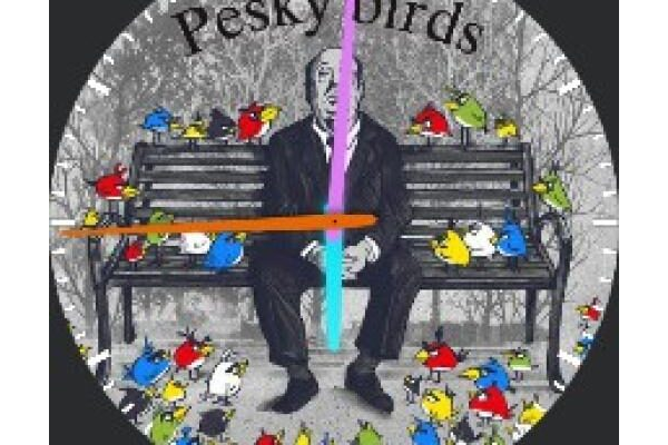 Pesky Birds Alfred Hitchcock