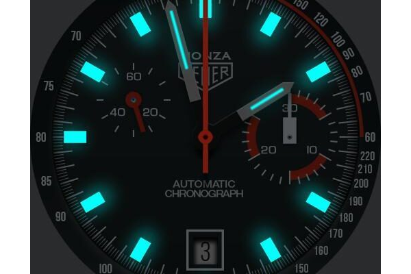 JCs Heuer Monza slo glo options