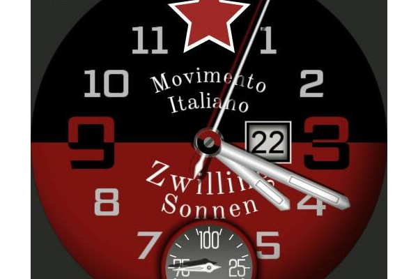Zwilling Sonnen Red Star Movimento