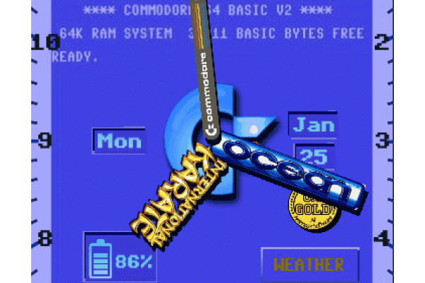 Commodore 64 tribute watch.