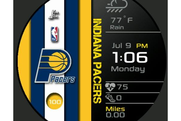 Pacers Striped Digital