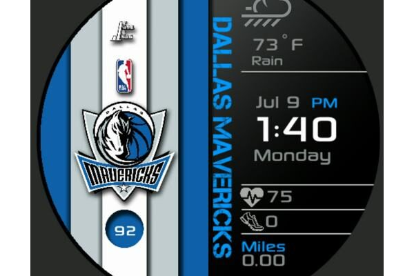 Mavericks Striped Digital