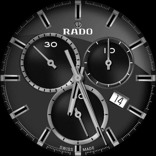 RADO HYPERCHROME Automatic Chronograph Dark Silver