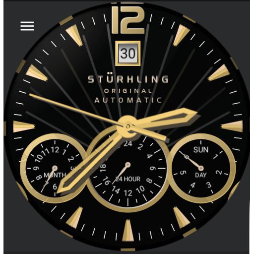 Sturhling 'The Louie' Yellow Gold w/striations