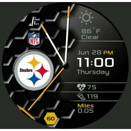 Steelers Hexagon by JSooHoo