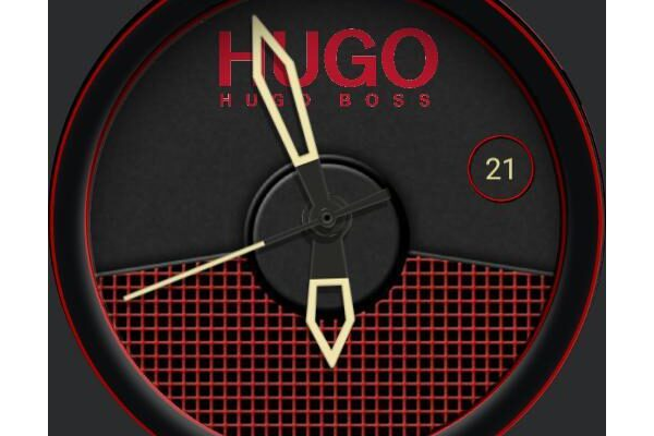Hugo boss red square