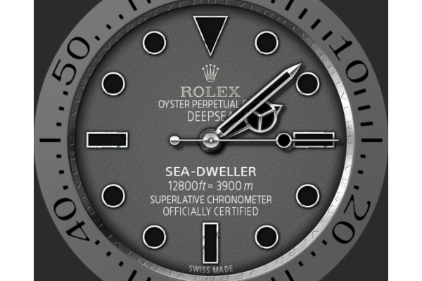 GMX3 Rolex Sea-Dweller Matte Grey by QWW