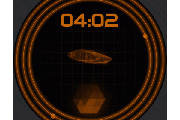 Elite Dangerous Loading Screen Hologram (DIM)