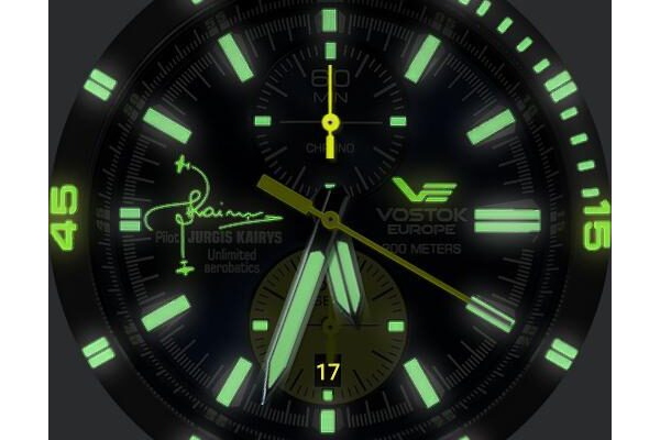 Vostok Europe Yurgis Kairys slo glo options