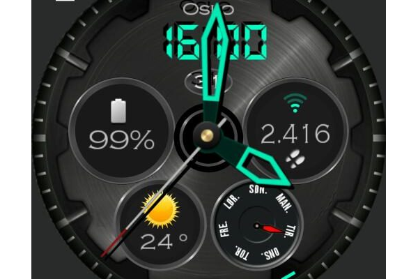 MR Watch Silver (Green version)