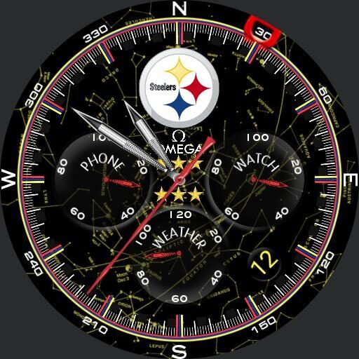 Omega Chronometer Pittsburgh Steelers