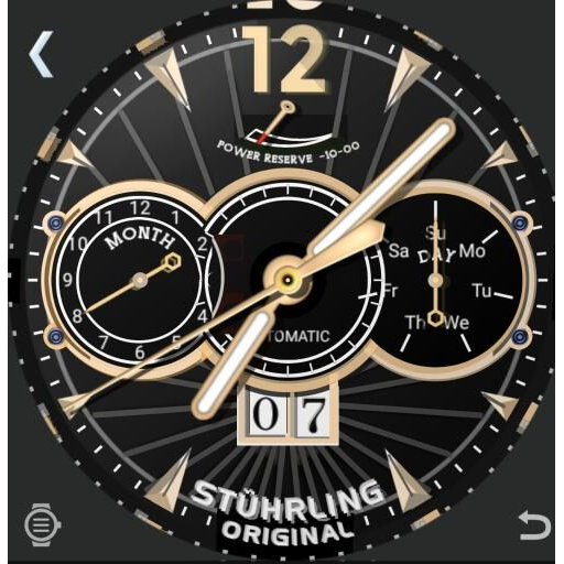 Stuhrling 'Louis XV' Big Hand Version ~ Gold