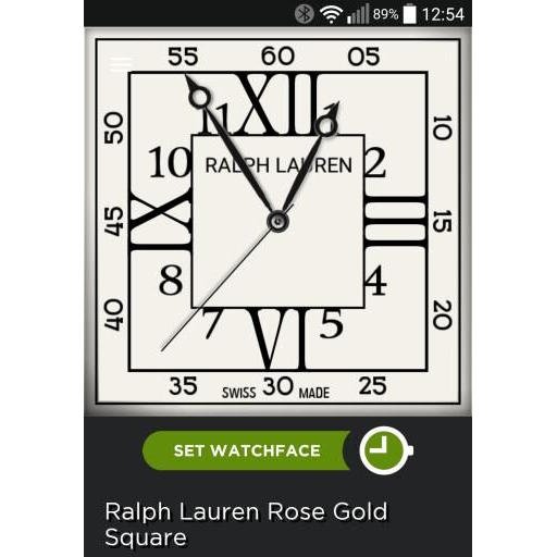 Ralph Lauren Rose Gold Square