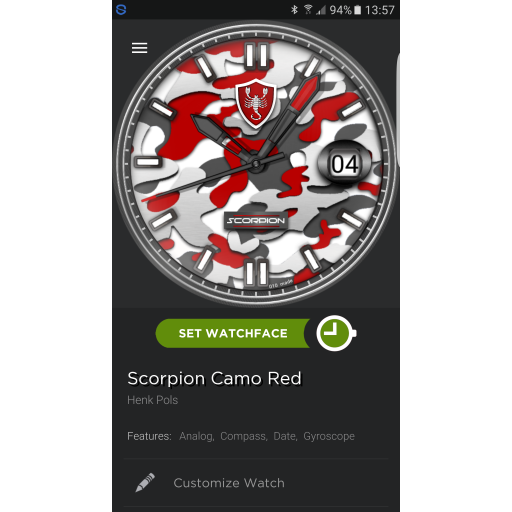 Scorpion Camo Red