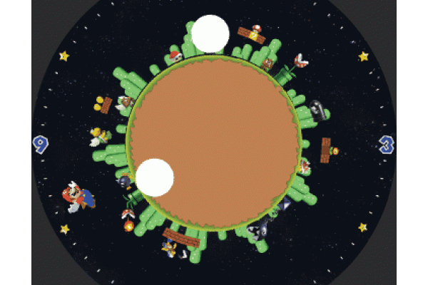 Super Mario Flying Watchface