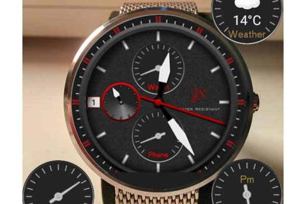 JS elegant dials RED