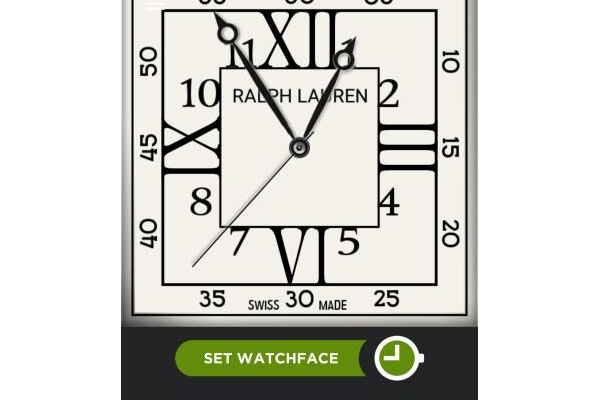 Ralph Lauren Rose Gold Square