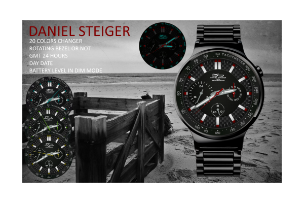 Daniel Steiger Day Date GMT Color Changer