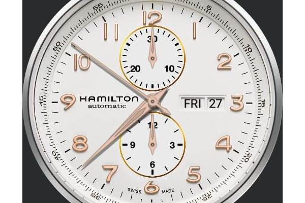 Hamilton White Chrono