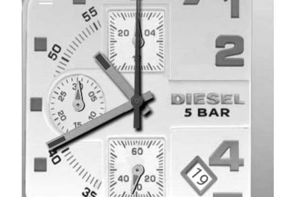 Diezel Large Square Watch