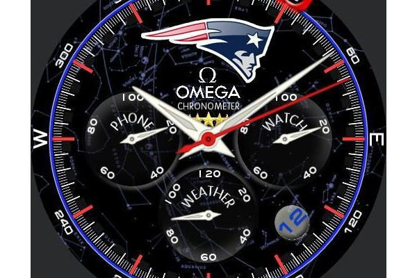 Omega Chronometer New England Patriots