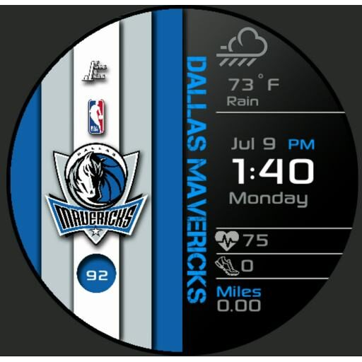 Mavericks Striped Digital