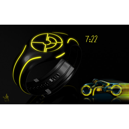 Tron No Clue (Digital Number Design Zoom and Color Change Options)