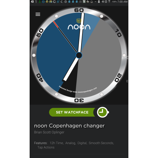 noon Copenhagen changer