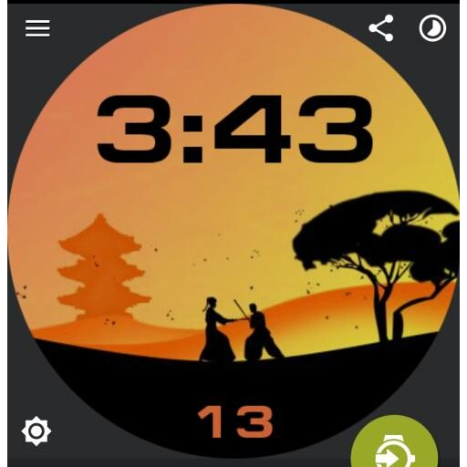 Samurai in field