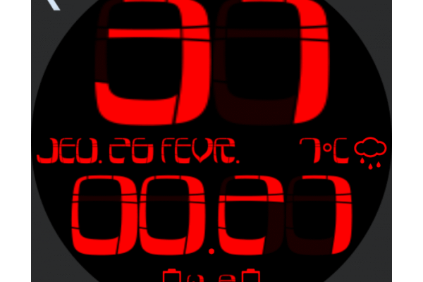 Swatch Touch Inspired - Black & Red