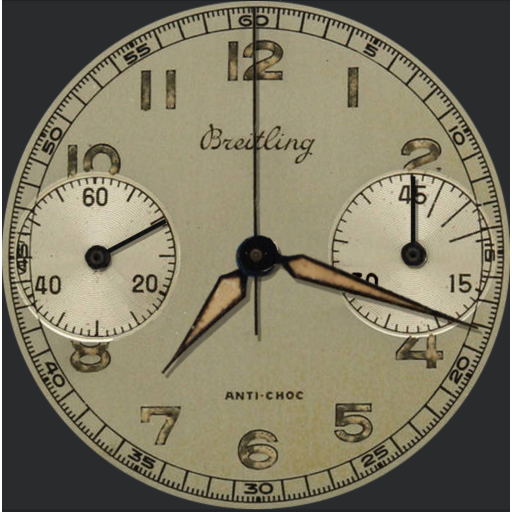 Vintage Breitling Chronograph Tribute No Bezel