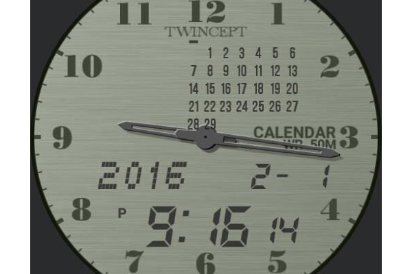 Casio Twincept (LCD over Analog) v1.52b Tribute