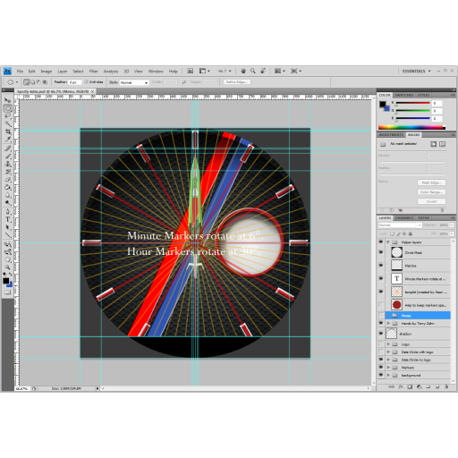 Template watch psd file.