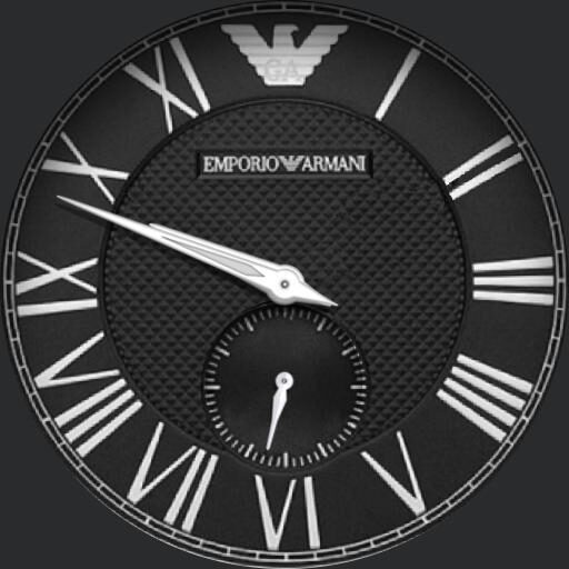 Armani black roman