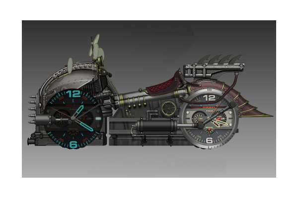 Diesel DZ 4363 IRONSIDE Gunmetal