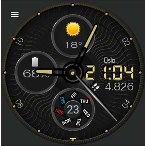 MR Watch Gold Plate