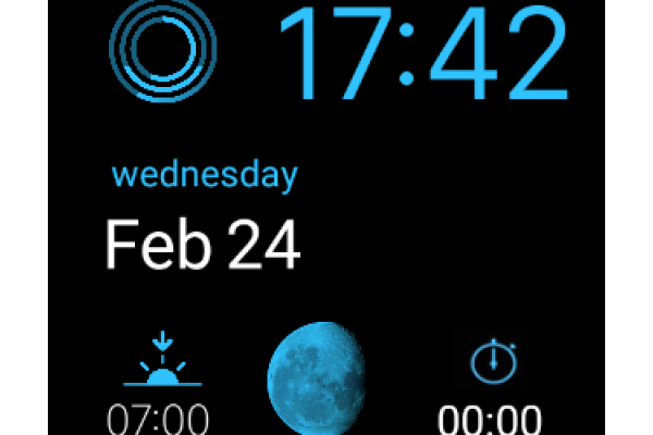 Blue Modular Apple Watch