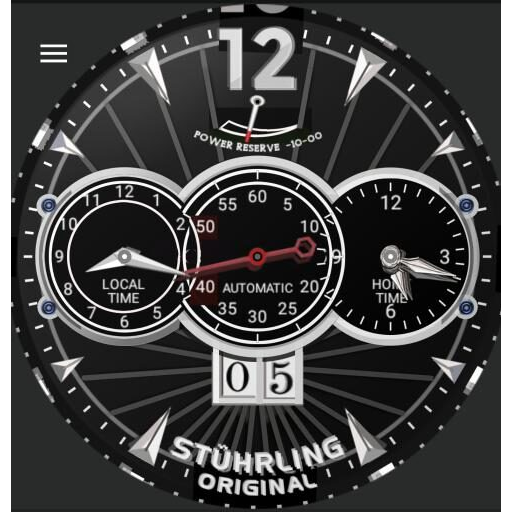Stuhrling 'Louis XV' Silver