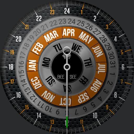 BeeSee 19 Date Hand (24 hour watch)