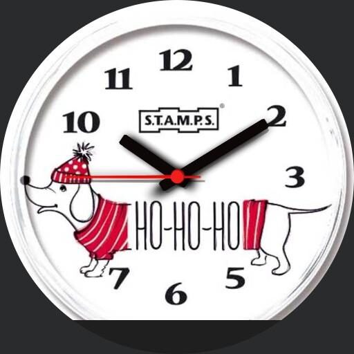 Montre S.T.A.M.P.S. Chien HO-HO-HO