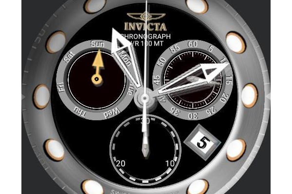 Invicta Venom Gold Black auto-dim options