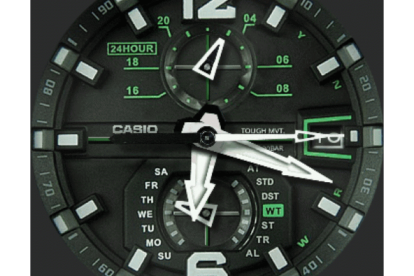 gshock gw1100 green