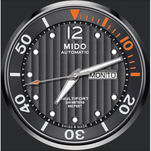 Mido Multifort Tribute Bezel