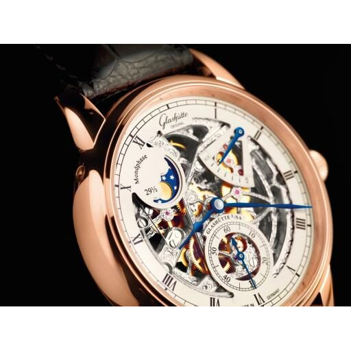 Glashütte Original Senator Moon Phase Skeletonized