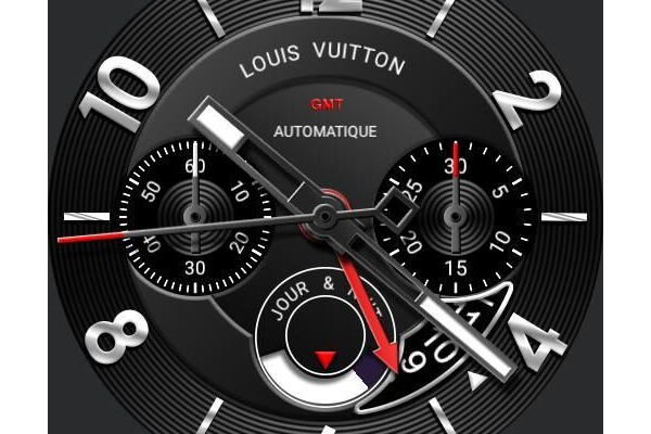 Louis Vuitton evolution chronograph GMT