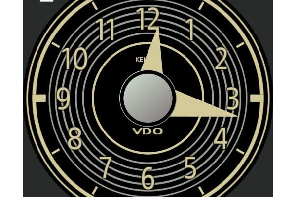 Merc 300SL Dash Clock