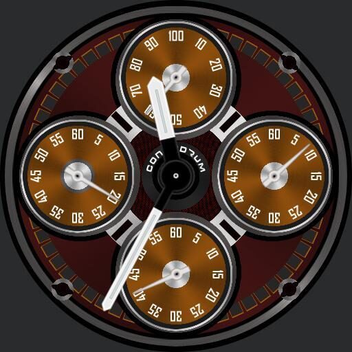 Orange based watch